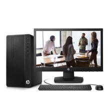  惠普 288 G3 MT I3-7100/4G/1T+1T/无光驱/网络同传/DOS/180W/20.7英寸显示器 台式计算机