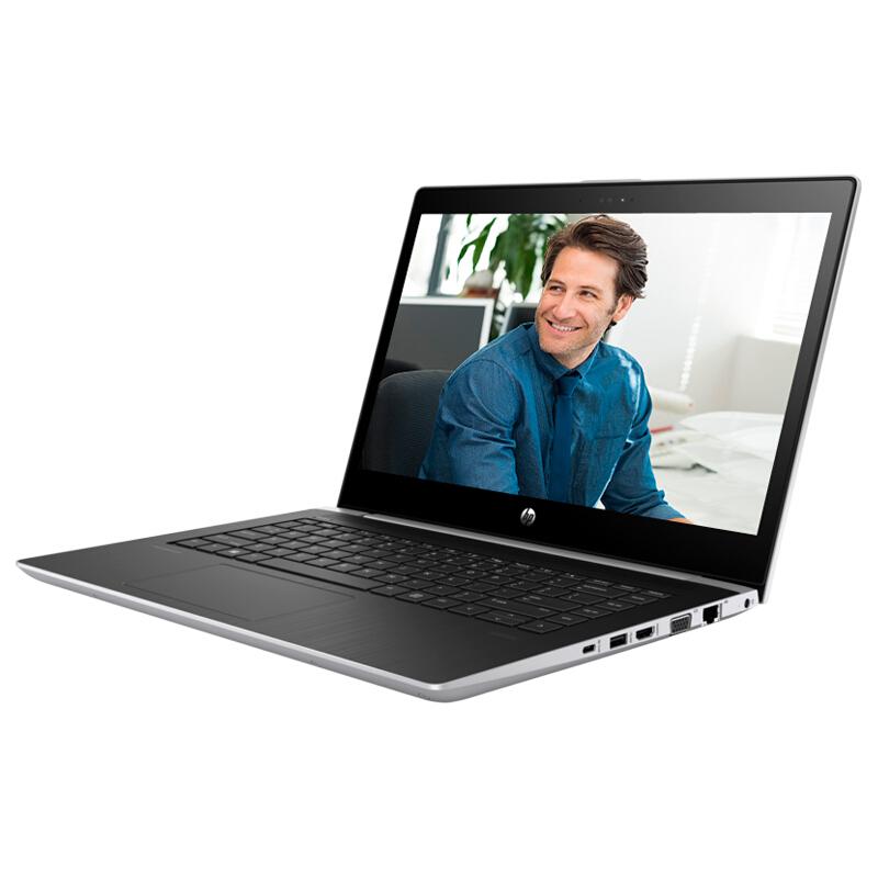 惠普（HP） Probook 440 G4 G5 14英寸轻薄商务笔记本电脑 手提笔记本电脑 四核i5-8250U 4G 256G 2G独显 指纹识别 Win7 银色 