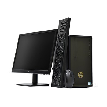  惠普HP小欧系列390-030台式机I3-8100/8G/1T/21.5显示器