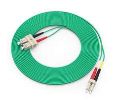 胜为（shengwei）电信级万兆铠装光纤跳线 LC-SC多模双芯3米 OM3室内抗拉尾纤缆 FOCK-2030