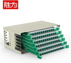 胜为72芯SC多模万兆OM3满配 ODF光纤配线架19英寸抽拉机架式1.2mm冷轧板 ODF-1072S-O