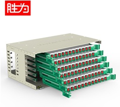 胜为72芯FC多模满配 ODF光纤配线架19英寸抽拉机架式1.2mm冷轧板 ODF-1072F-M