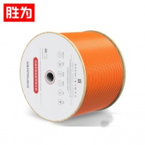 胜为（shengwei）WLC6305D 六类[线径0.57mm]箱线 cat6千兆网络线 LSZH低烟无卤外被家装工程布线305米