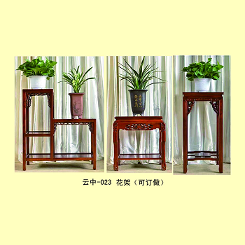 云中-023榆木花架规格：可定做