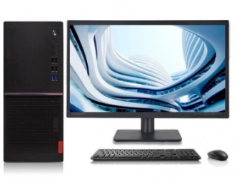  联想主机 M4900KS/I5/10400/8G/1T/128固态+21.5显示器
